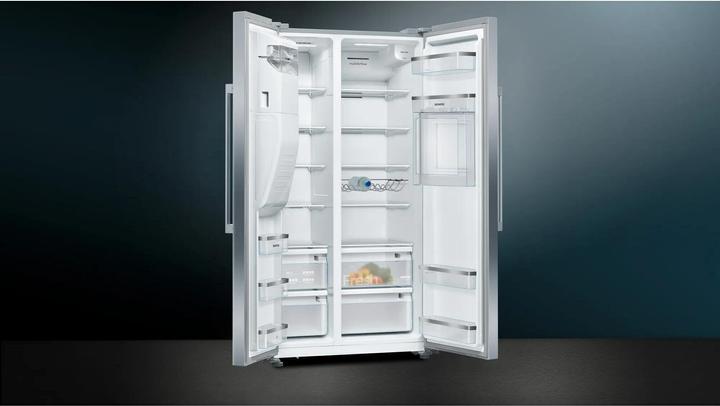 Actual product image Siemens iQ500, Amerikanischer Side by Side, 178.7 x 90.8 cm, Edelstahl antiFingerprint, KA93GAIDP (560 l)