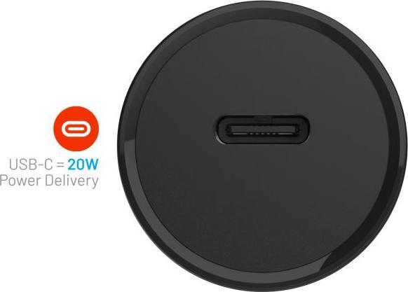 Produktbild Fixed Hurtig Biloplader USB-C 20W PD Sort (20 W)