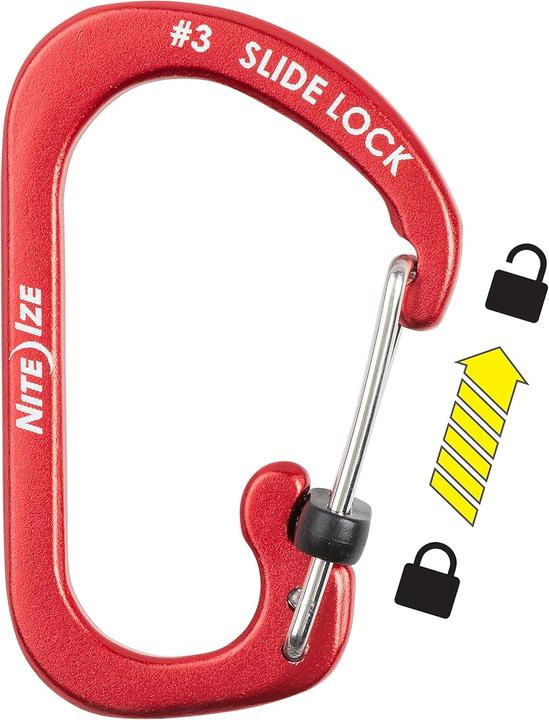 Actual product image Nite Ize SlideLock® Carabiner Aluminium #3
