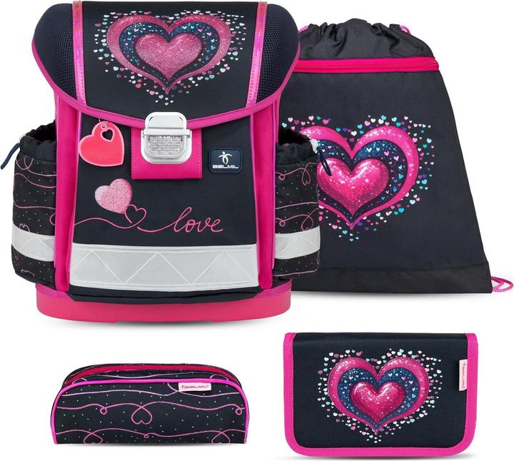 Actual product image Belmil CLASSY Schulrucksack-Set Dark y (19 l)