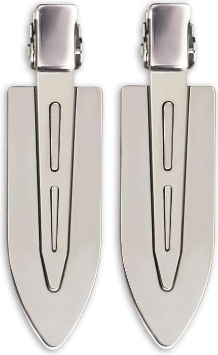 Actual product image Vanessa Beauty Seamless Clips - Silver Set (Hair tie, Emblazonments)