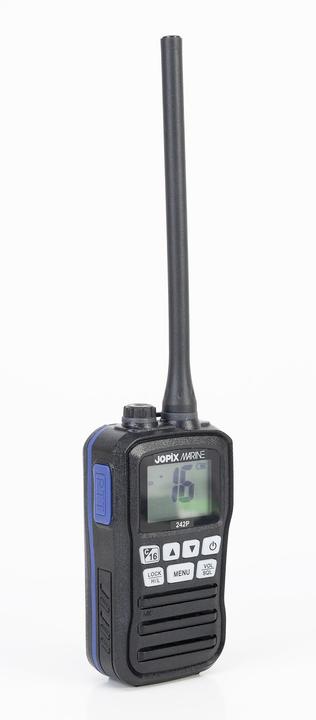 Produktbild Jopix Tragbares Seefunkgerät MARINE 242P, 156.000-162.000 MHz, Scan, ASQ, Dual-Tri Watch, AAA-Batter