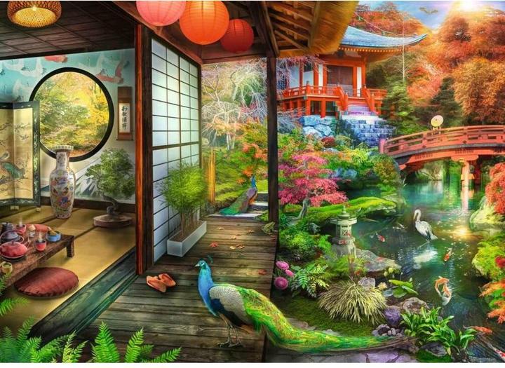 Actual product image Ravensburger Kyoto Japanese Garden Teahouse Puzzle 1000 piece(s) Building (1000 pieces)