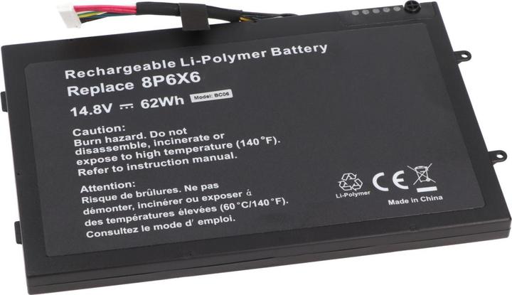 Actual product image AccuCell Battery Dell Alienware M11x, M14X (4190 mAh)