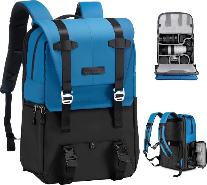 Immagine prodotto K&F Concept Concept Beta Backpack 20l Zaino fotografico - Blu (Zaino per fotocamera, 20 l)