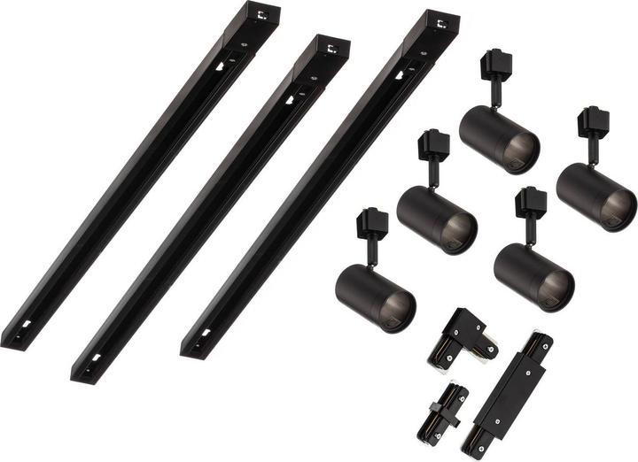 Immagine prodotto Prios Sistema a binario monofase Jorell a 5 luci nero