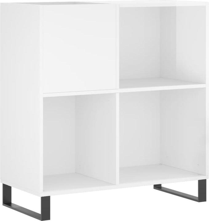 Produktbild VidaXL Plattenschrank Hochglanz-Weiss 84,5x38x89 cm