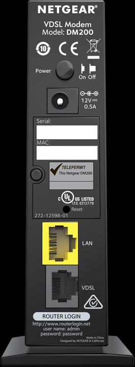 Actual product image Netgear Dm200