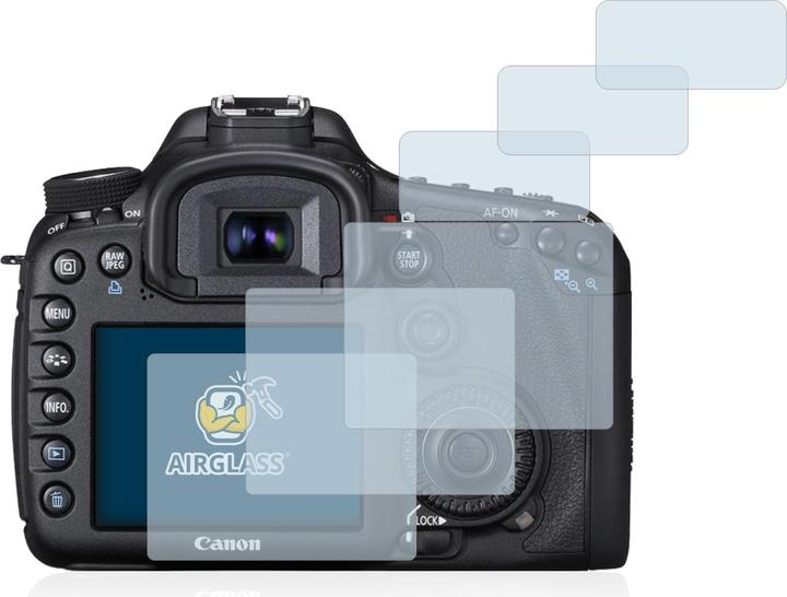 Produktbild BROTECT AirGlass Panzerglasfolie (Displayschutz, EOS 7D)