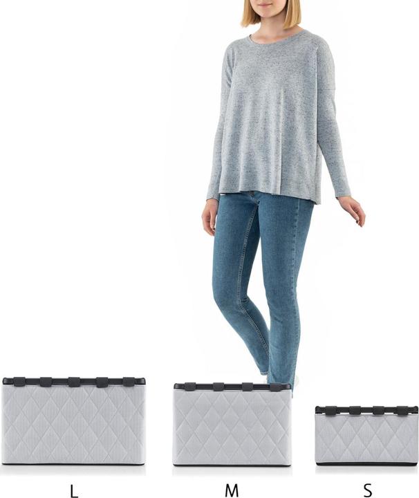 Actual product image reisenthel Storage box Frame S Light grey (7 l)