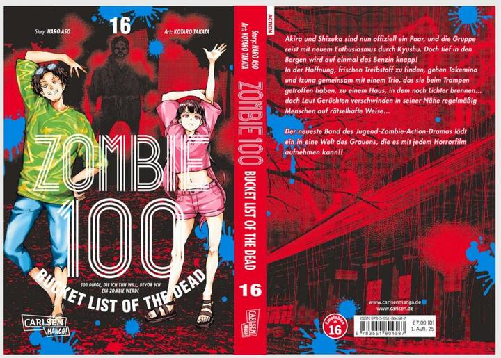 Actual product image Zombie 100 – Bucket List of the Dead 16 (German, Haro Aso, 2025)