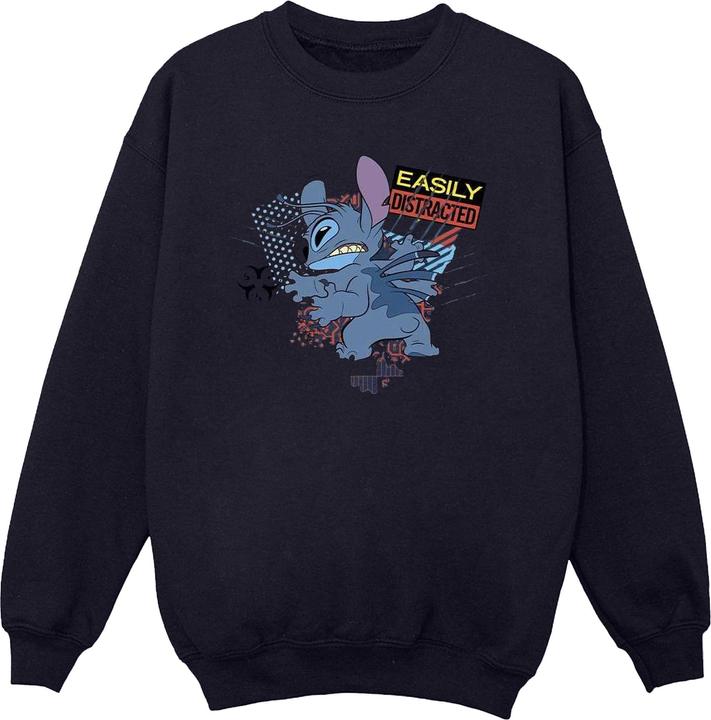 Disney Lilo And Stitch Easily Distracted Sweatshirt Mädchen