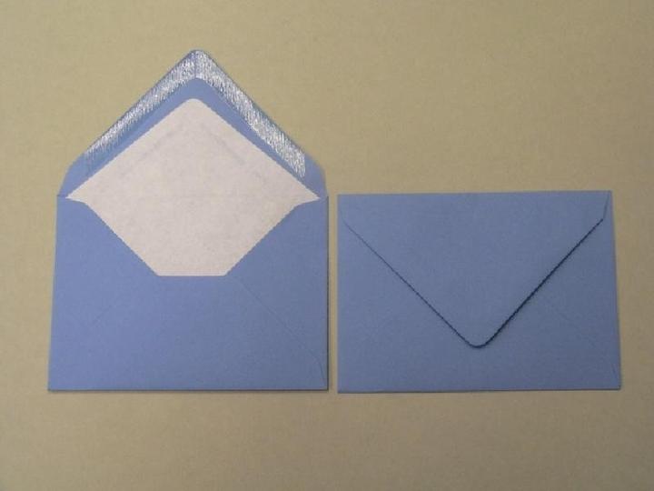 Actual product image Blanke Envelopes 81x114mm (DIN C7) 100g/sqm gummed PU=100 pieces dark blue (100 x)