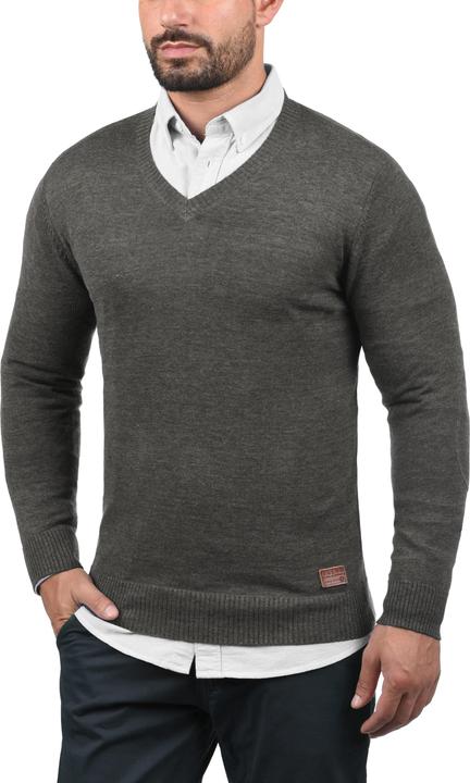 Image du produit Blend Lasse Pull Sweat Homme Avec Col-V Moucheté (L)