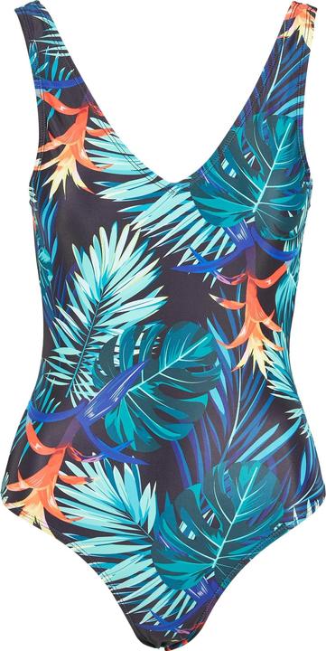 Actual product image Urban Classics Ladies High Leg Pattern Swimsuit - 12168 (XL)