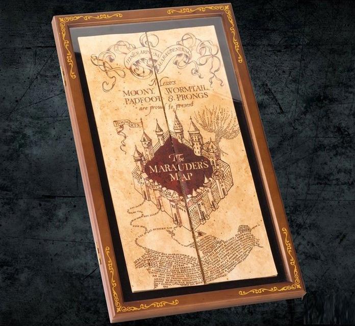 Produktbild Noble Collection Harry Potter Display fuer Die Karte des Herumtreibers