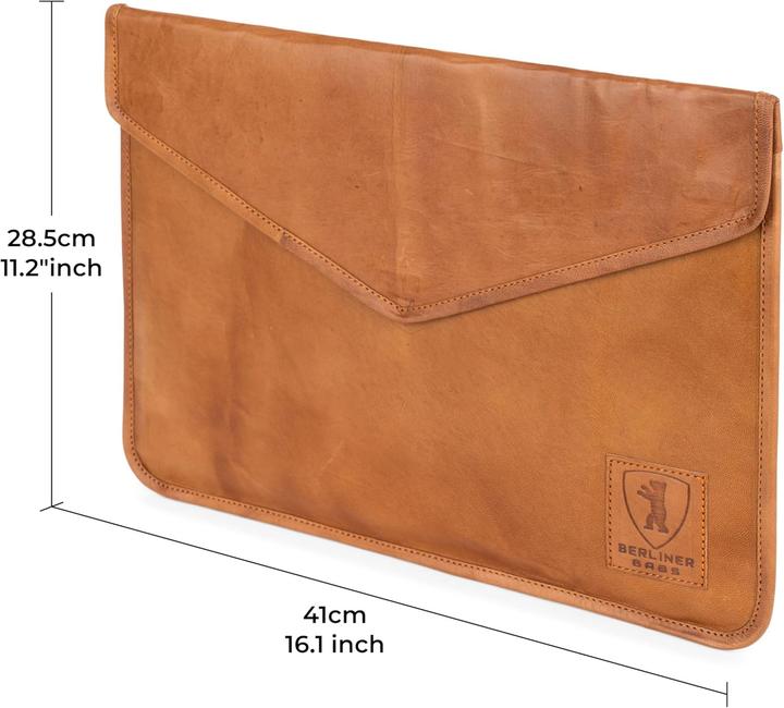 Produktbild Berliner Bags Vintage Laptoptasche aus Leder (15.60")