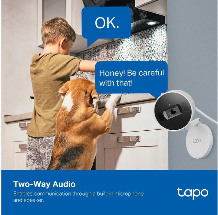 Actual product image TP-Link AI Home Security Wi-Fi Camera (2560 x 1440 Pixels)