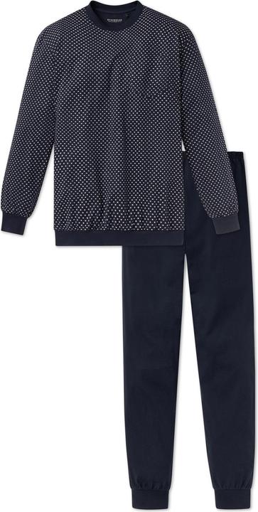 Produktbild Schiesser langer Pyjama Schlafanzug natürlich 100% Baumwolle | auch Übergrössen (106)