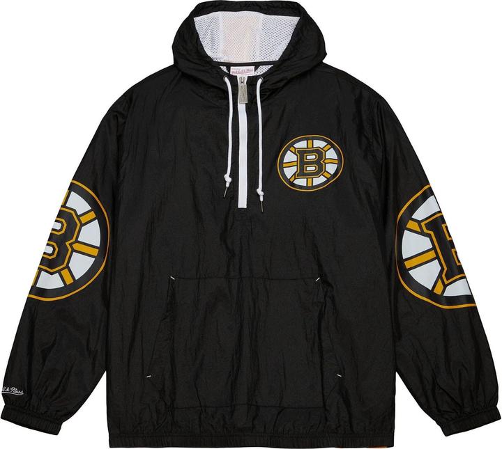 Mitchell & Ness M&N Windbreaker Anorak Jacke - ORIGINS Boston Bruins - L (L)