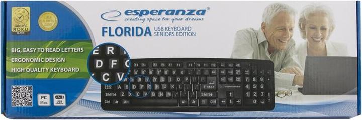 Image du produit Esperanza EK129 Clavier USB QWERTY UK Anglais (ING. Int., Filaire)