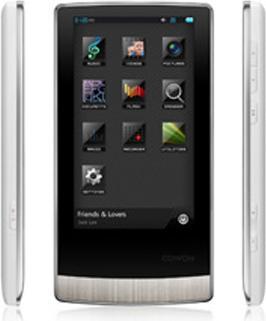 Cowon J3, 32GB Multimedia Player Weiss, Bluetooth, MicroSD