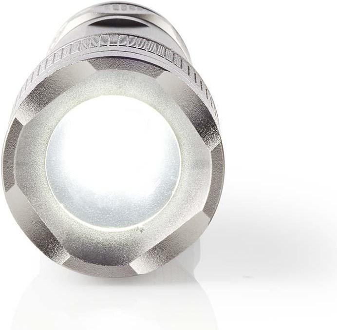 Immagine prodotto Nedis Torcia LED, Premium, 330lm - argento (3.40 cm, 330 lm)