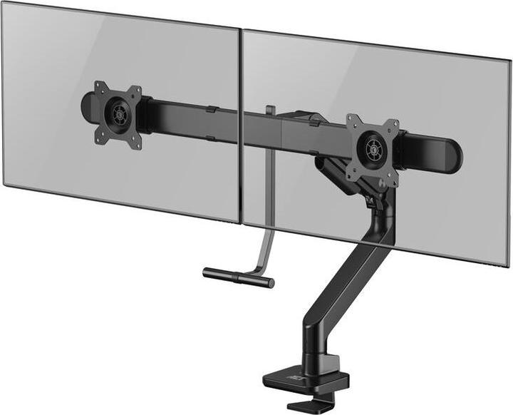 Image du produit Bras double écran office premium, avec vérin à gaz, crossbar (32")