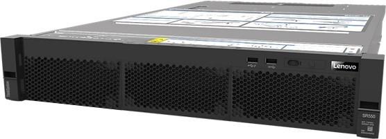 Image du produit Lenovo DCG ThinkSystem SR550 (Intel Xeon Silver 4208, 16 Go, Serveur en rack)