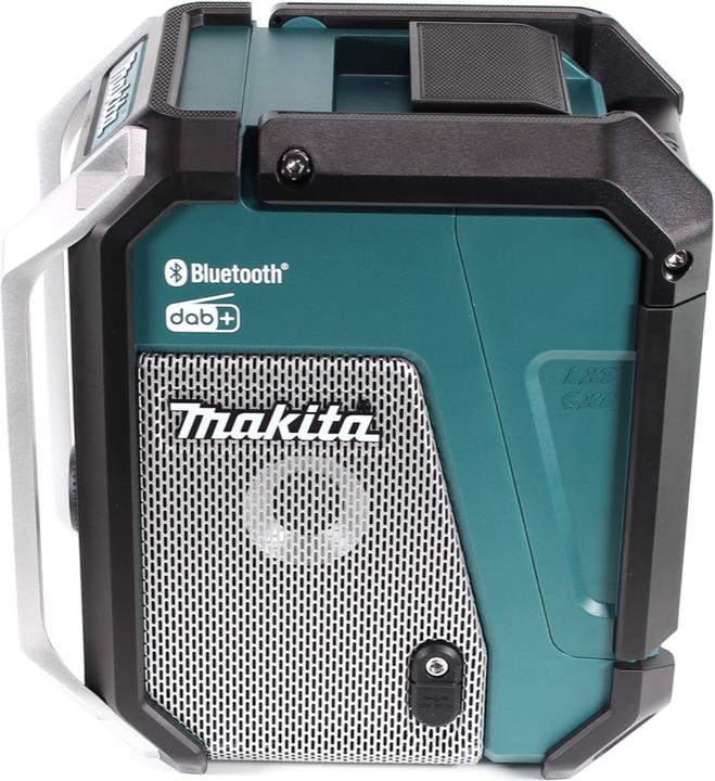 Actual product image Makita DMR 115 RF cordless construction site radio 12V - 18V Bluetooth DAB+ IP65 + 2x rechargeable battery