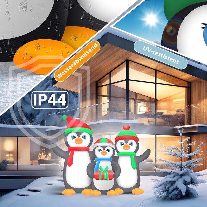 Actual product image Kesser Inflatable penguin family XXL