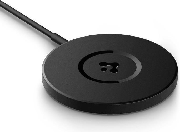 Actual product image Spigen Pf2101 Arcfield Magnetic Magsafe Wireless Charger Black (9 W)