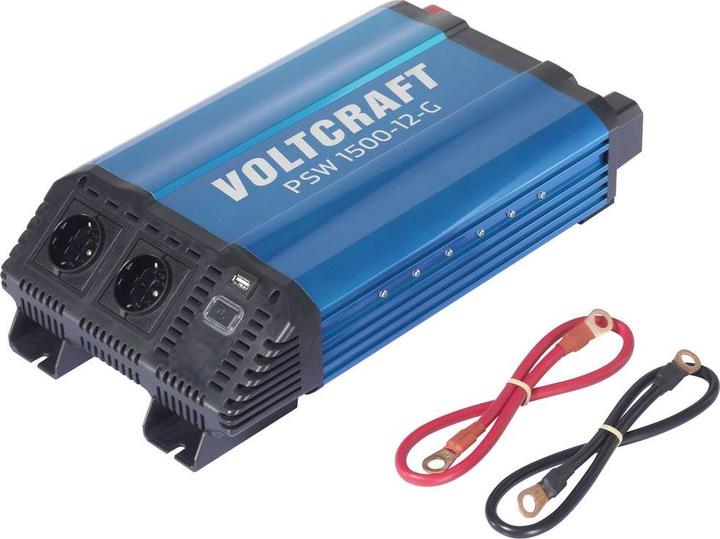 Produktbild Voltcraft Wechselrichter PSW 1500-12-G 1500 W 12 V/DC - 230 V/AC reine Sinuswell