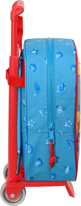 Image du produit Superthings Sac à dos scolaire à roulettes Rescue force bleu 22 x 27 x 10 cm