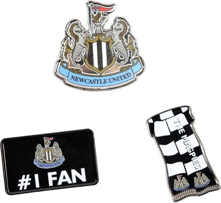 Newcastle United FC AnsteckerSet 3erPack Metall
