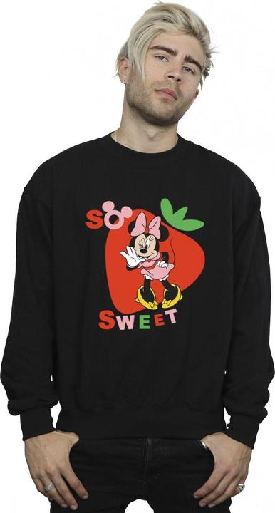 Actual product image Disney Mens Minnie Mouse So Sweet Strawberry Sweatshirt (XL)