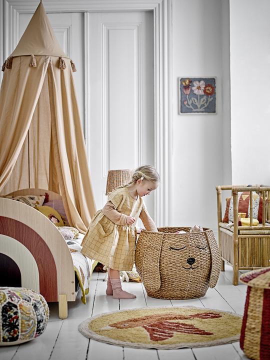 Image du produit Bloomingville Mini Sallie Wall Decor, Bleu, Coton (35 x 35 x 3,5 cm)