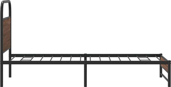 Actual product image VidaXL Bed frame without mattress 100x190 cm brown oak-look (100 x 190 cm)