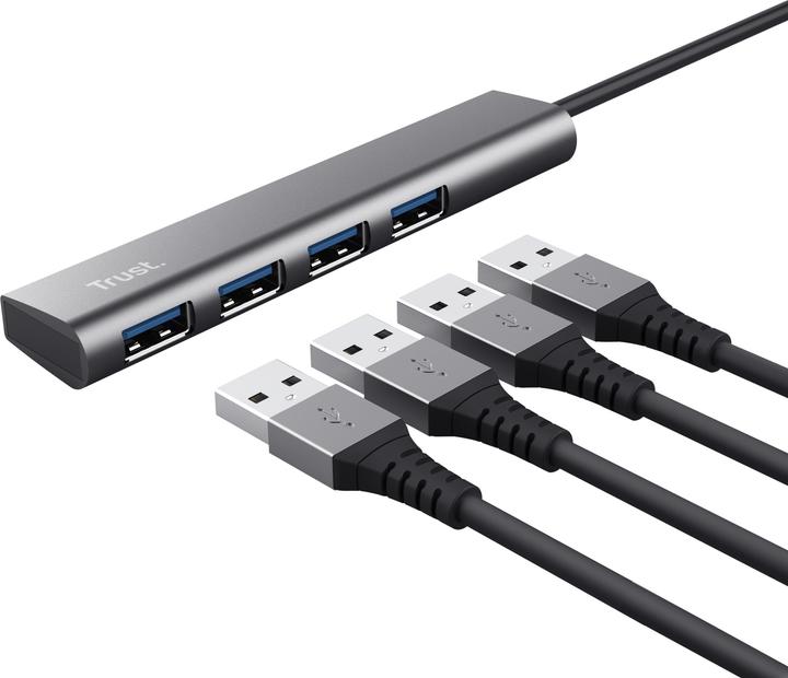 Image du produit Trust HALYX 4 PORT USB-C 3.2 GEN1 HUB (USB-C, 4 Ports)