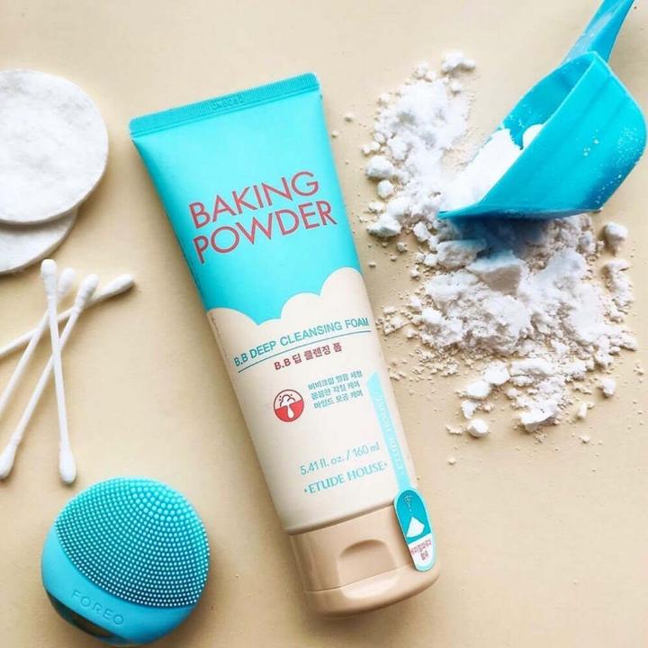 Image du produit Etude House Baking Powder B.B Deep Cleansing Foam (mousse nettoyante en profondeur) (Chiffons de nettoyage, 160 ml)