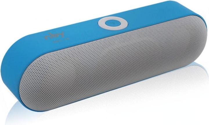 Actual product image Hermex NBY Bluetooth Boxes Speakers Speaker BLUE / WHITE (10 h, Rechargeable battery operated)