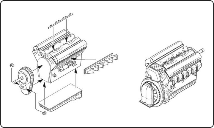 Immagine prodotto CMK Motore britannico Rolls Royce Merlin serie 60