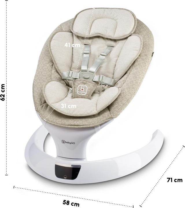 Produktbild BabyGo Swing beige