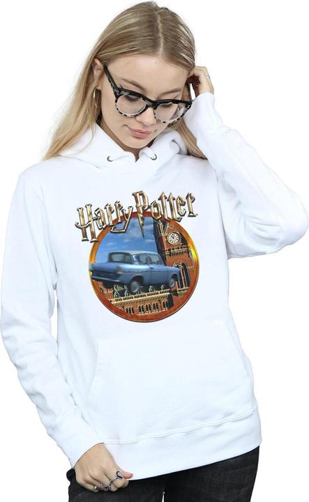 Actual product image Womens/Ladies Flying Car Hoodie (M)