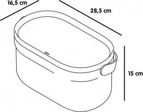 Immagine prodotto Plastia Contenitore per rifiuti organici con telaio e sacchetti (3.10 l)