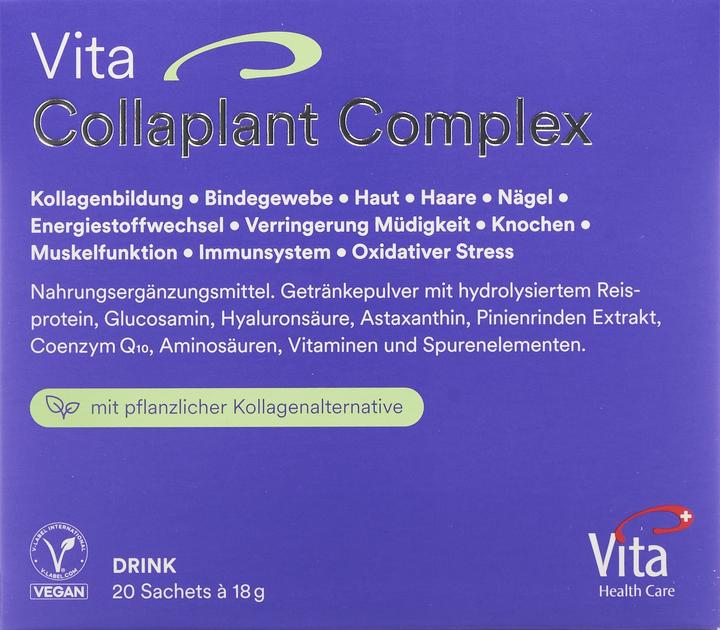 Image du produit Vita Collaplant Complex Drink Btl 20 Stk (20 pièce(s), Beutel, 482 g)