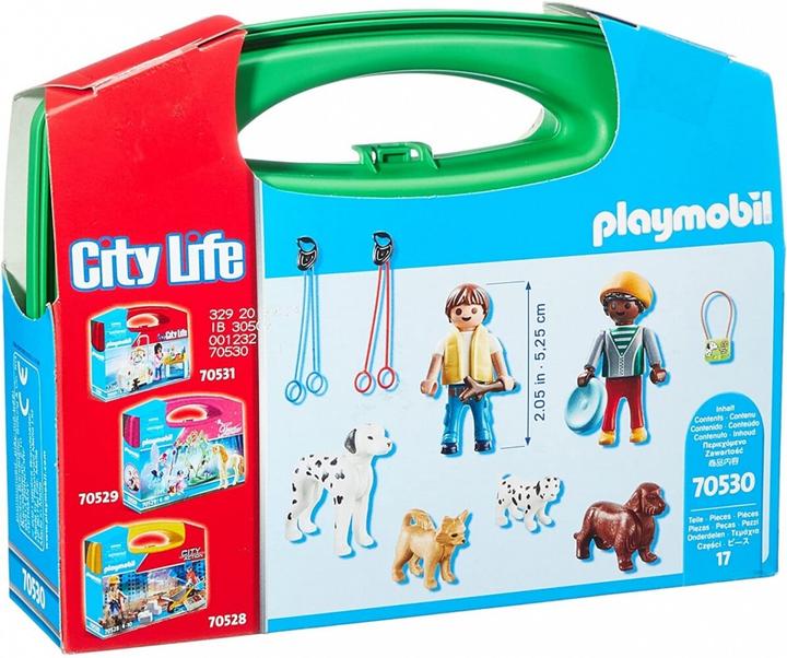 Actual product image Playmobil 70530 Carrying Case Bambini Con Cuccioli (70530, Playmobil City Life)