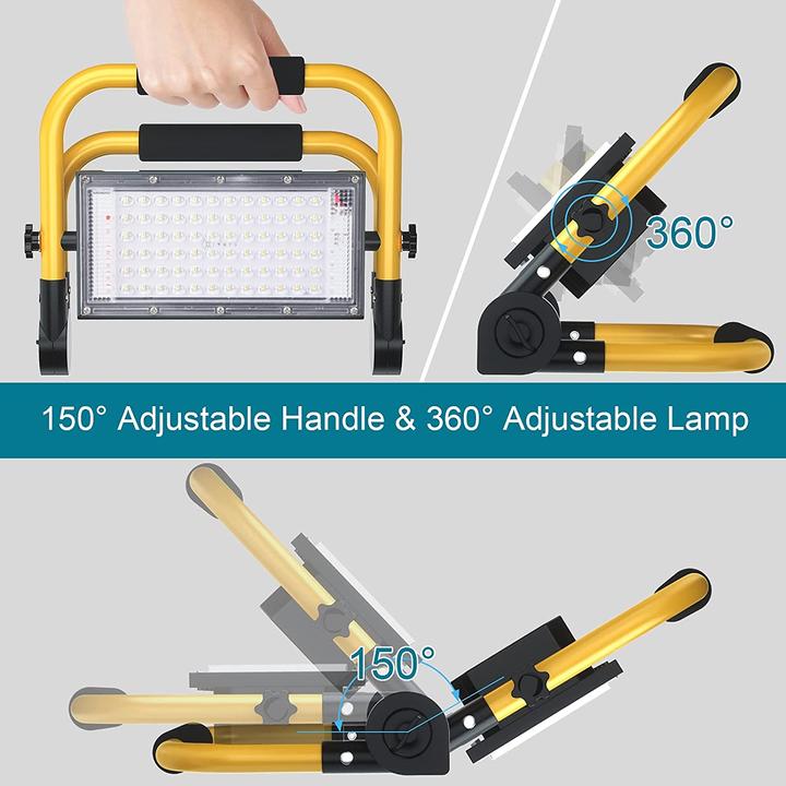 Actual product image Eray LED Akku-Baustrahler (8000 lm)