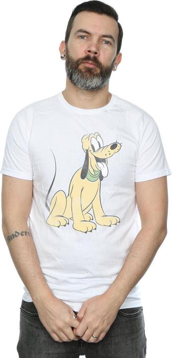 Immagine prodotto Disney Pluto Sitting Maglietta Uomo (3XL)
