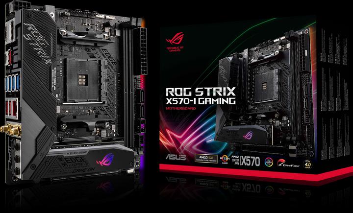 ROG Strix X570-I Jeux (AM4, AMD X570, Mini-ITX)